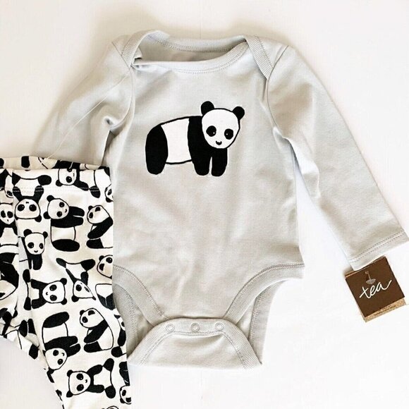 NWT Tea Collection Baby Outfit 0-3 Months or Newborn size - Picture 4 of 6